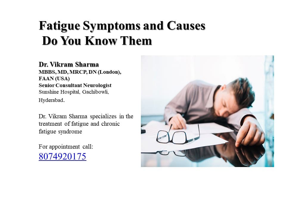 Fatigue symptoms and causes